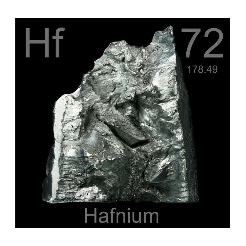 Hafnium Reinheit 99.0% Metall Pure Element 72 Barren 5gr-5kg Hf Metal Blocks