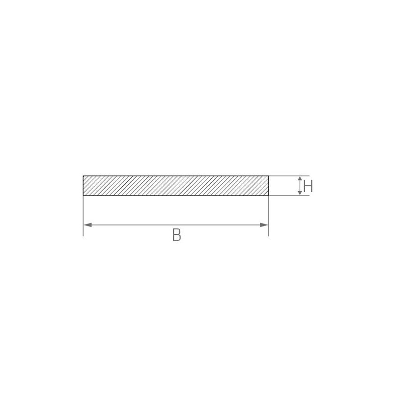 65Mn Federstahlband – 20/30/40x500 Mm, Dicke 0,5–4 Mm, HRC 46–52, Für Federn Und Mechanische Anwendungen
