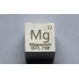 Magnesium Mg Metall Würfel 10x10mm poliert 99,95% Reinheit cube