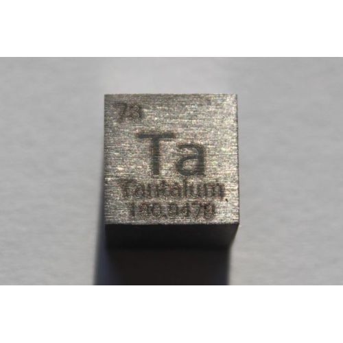 Tantal Ta Metall Würfel 10x10mm poliert 99,9% Reinheit cube