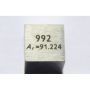 Zirkonium Zr Metall Würfel 10x10mm poliert 99,2% Reinheit cube