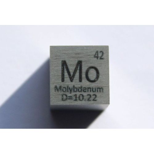 Molybdän Mo Metall Würfel 10x10mm poliert 99,95% Reinheit cube