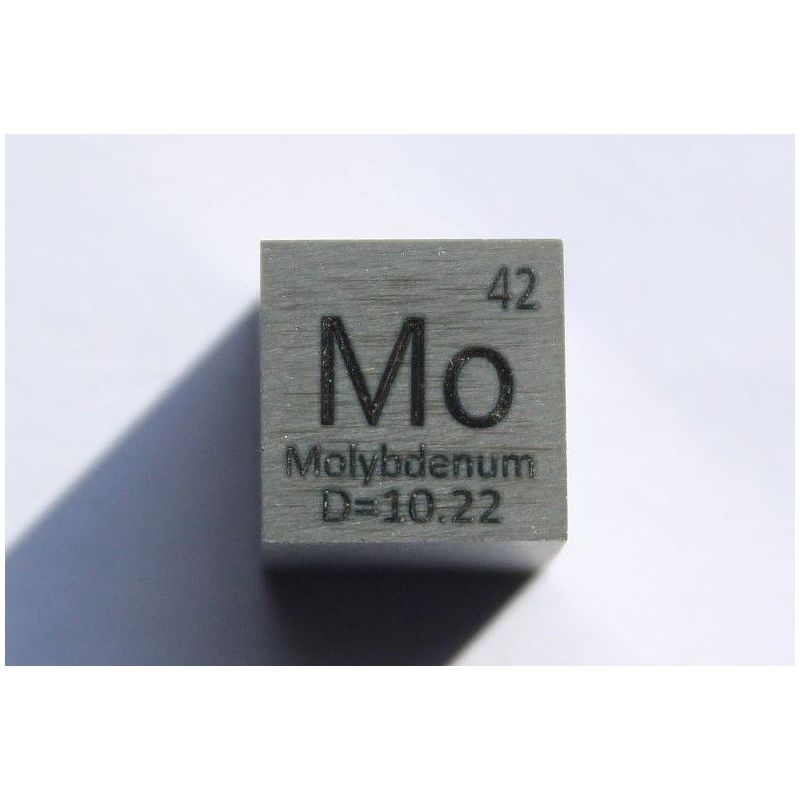 Molybdän Mo Metall Würfel 10x10mm poliert 99,95% Reinheit cube