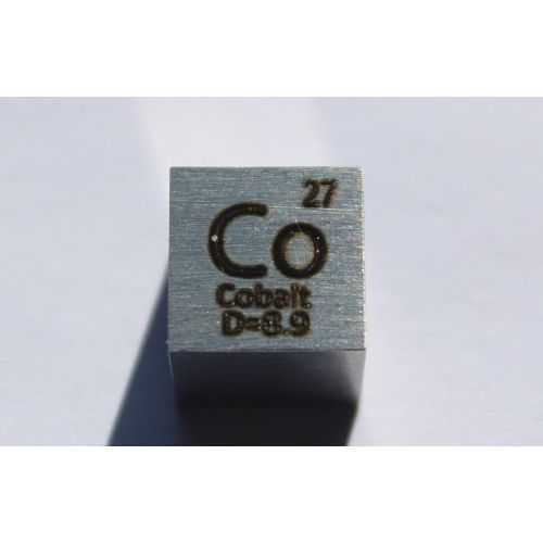 Kobalt Co Metall Würfel 10x10mm poliert 99,96% Reinheit cube