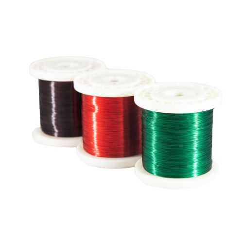 Hochwertiger Kupfer Schmuckdraht in Farben  0.2mm-0.4mm Basteldraht 1-500 Meter  - 1