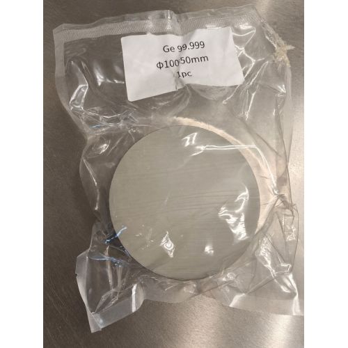 Germanium Monokristall Ø100 × 50 mm, Ge 99,999 % 2,1kg